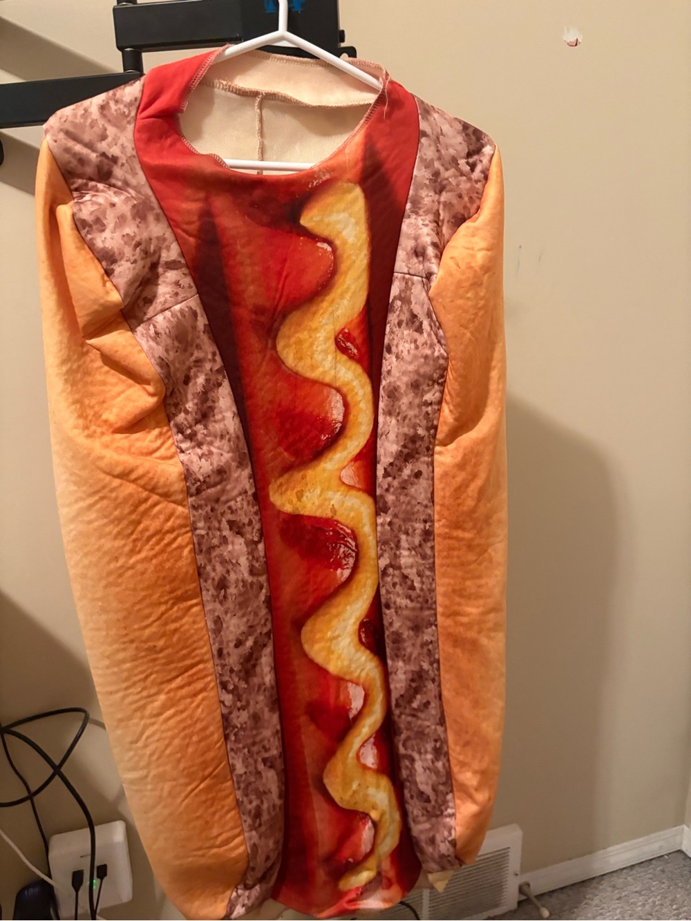 Spirit Kids Hot Dog Costume - Orange, Red, Yellow, Brown